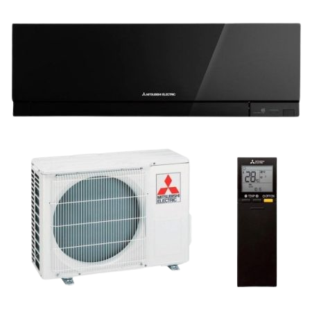 Mitsubishi Electric EF Black 3.5kW/12000Btu MSZ-EF35VGKB A++ Incl. Wifi